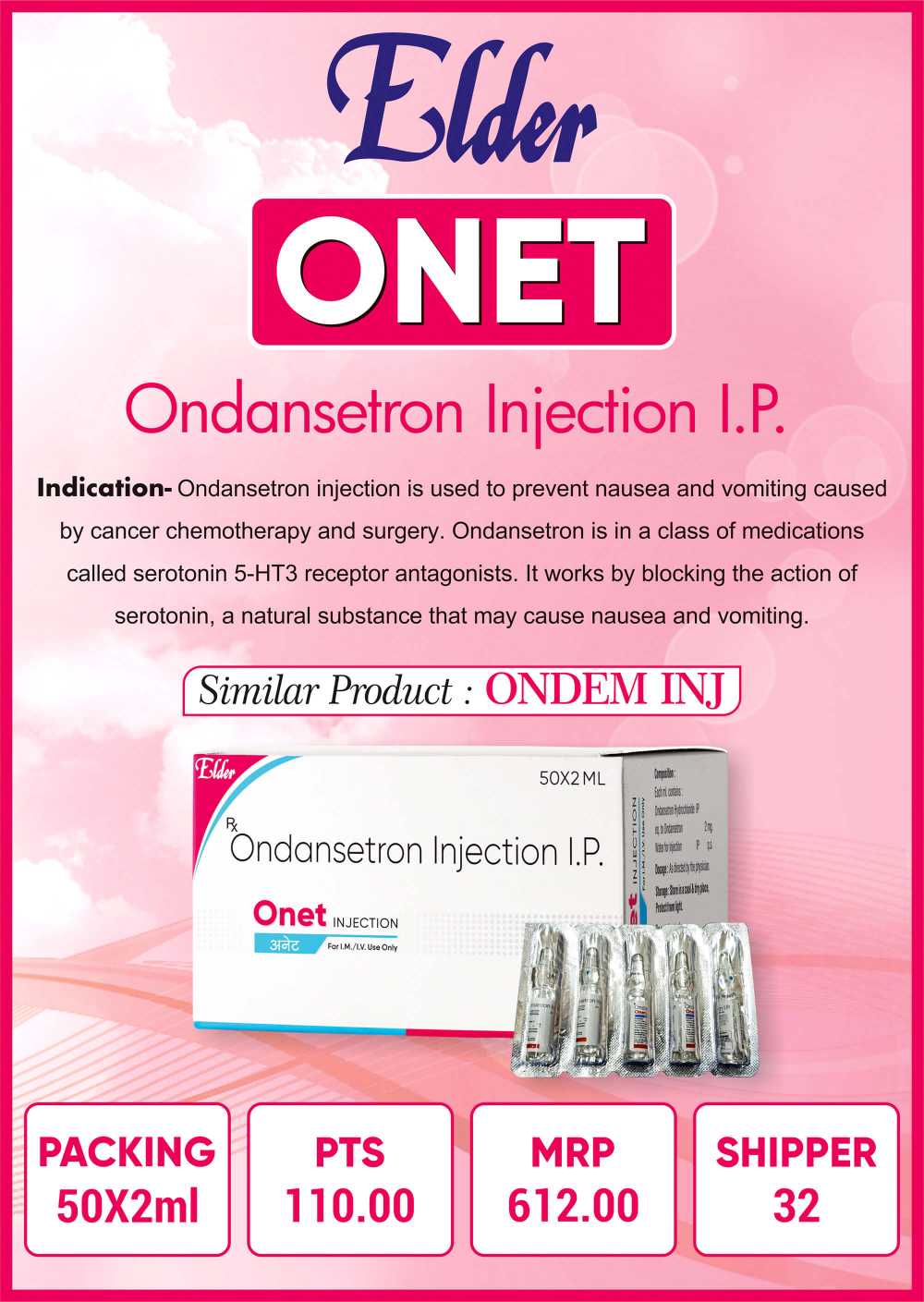 ONET INJECTION – Elder Laboratories Ltd