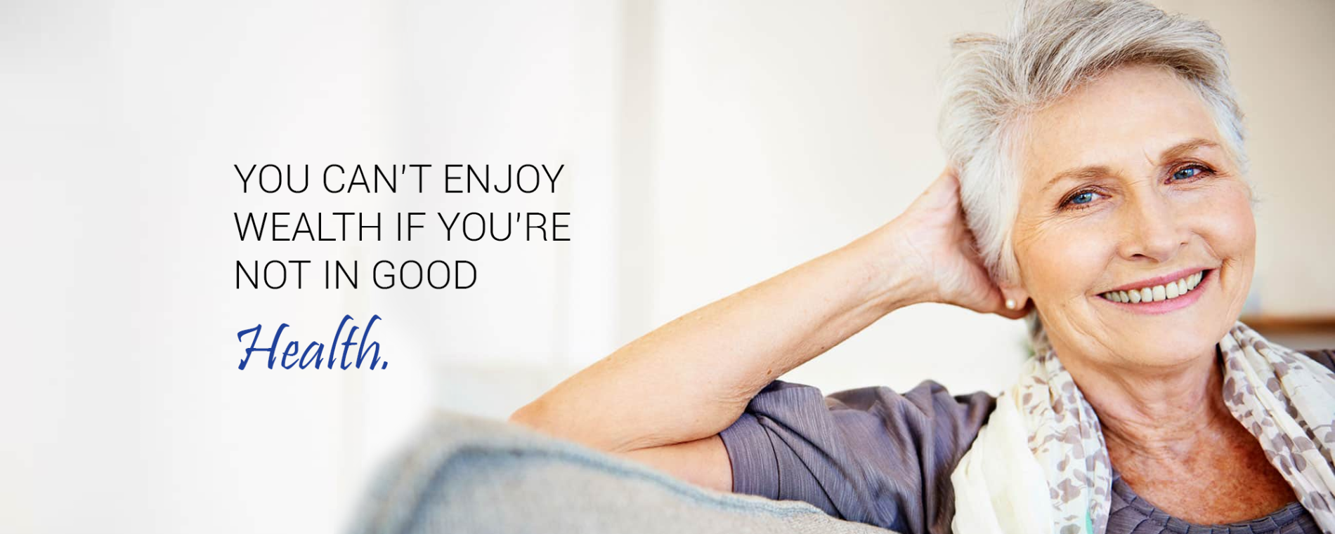 You Can’t Enjoy Wealth If You’re Not In Good Health.